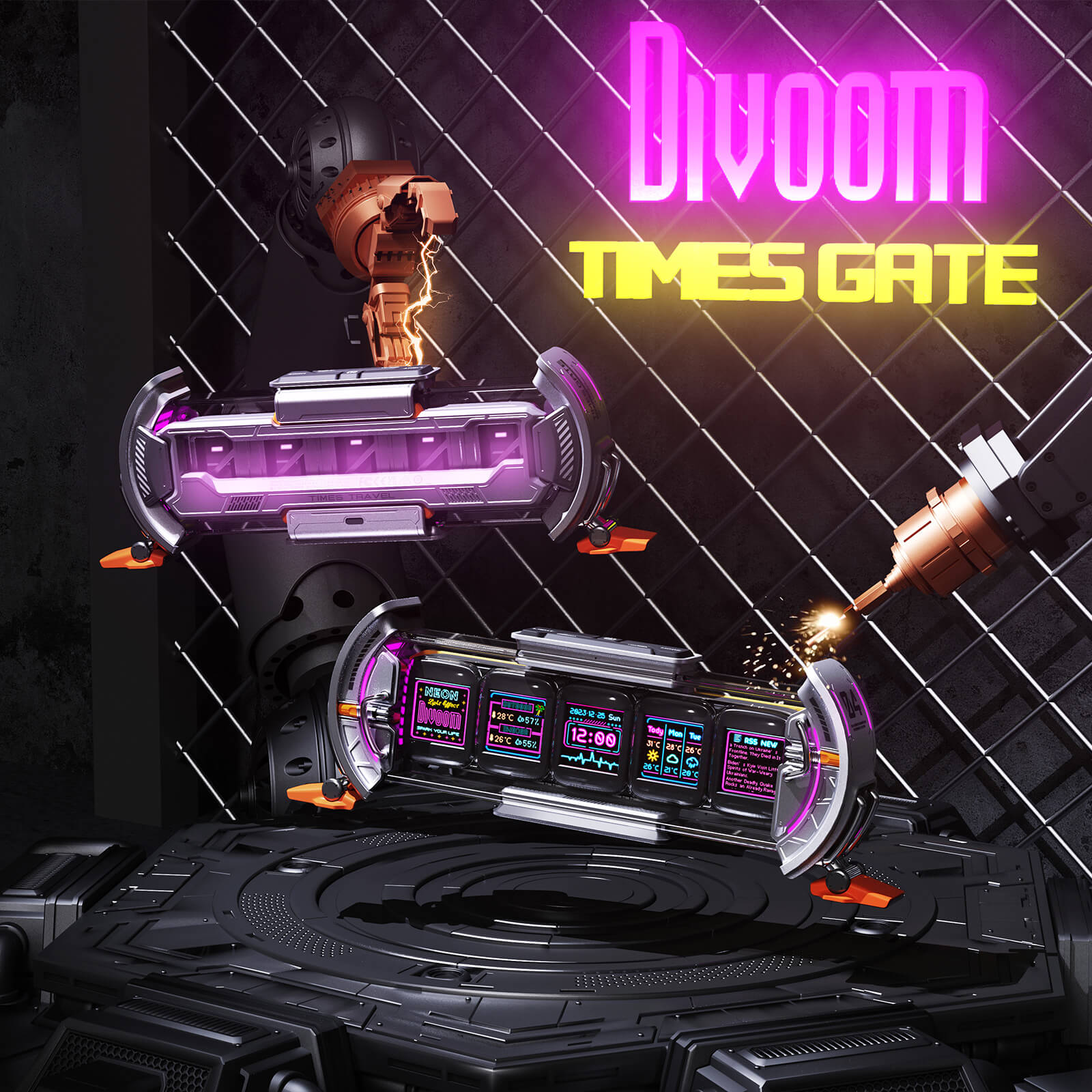 Divoom Times Gate | Pixel Art Informative Display