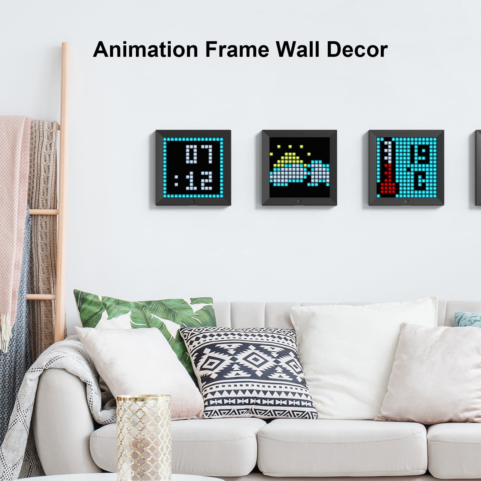 Divoom Pixoo 16x16 Pixel Art LED Display Gaming Room Decor