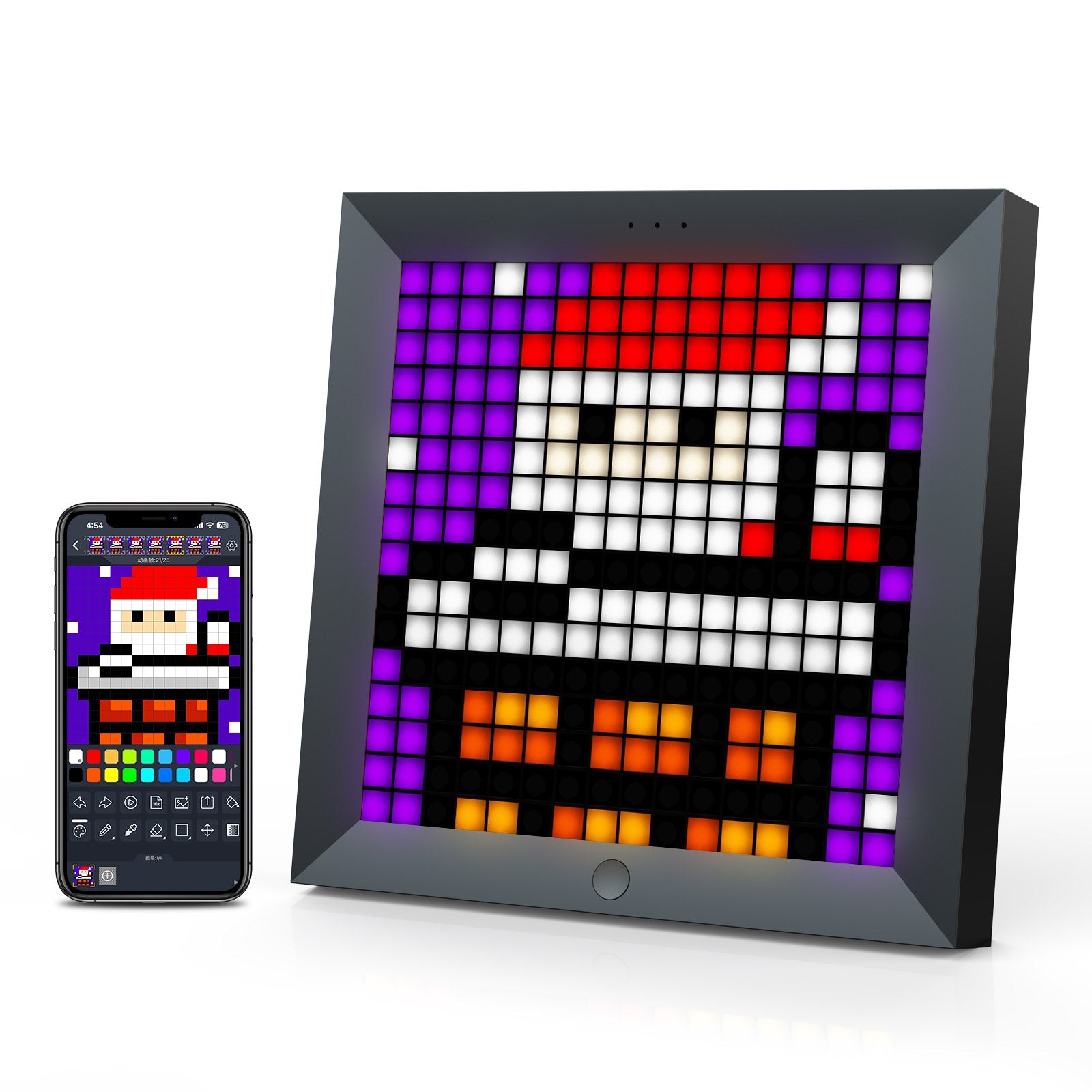 Divoom Pixoo 16x16 Pixel Art LED Display Gaming Room Decor