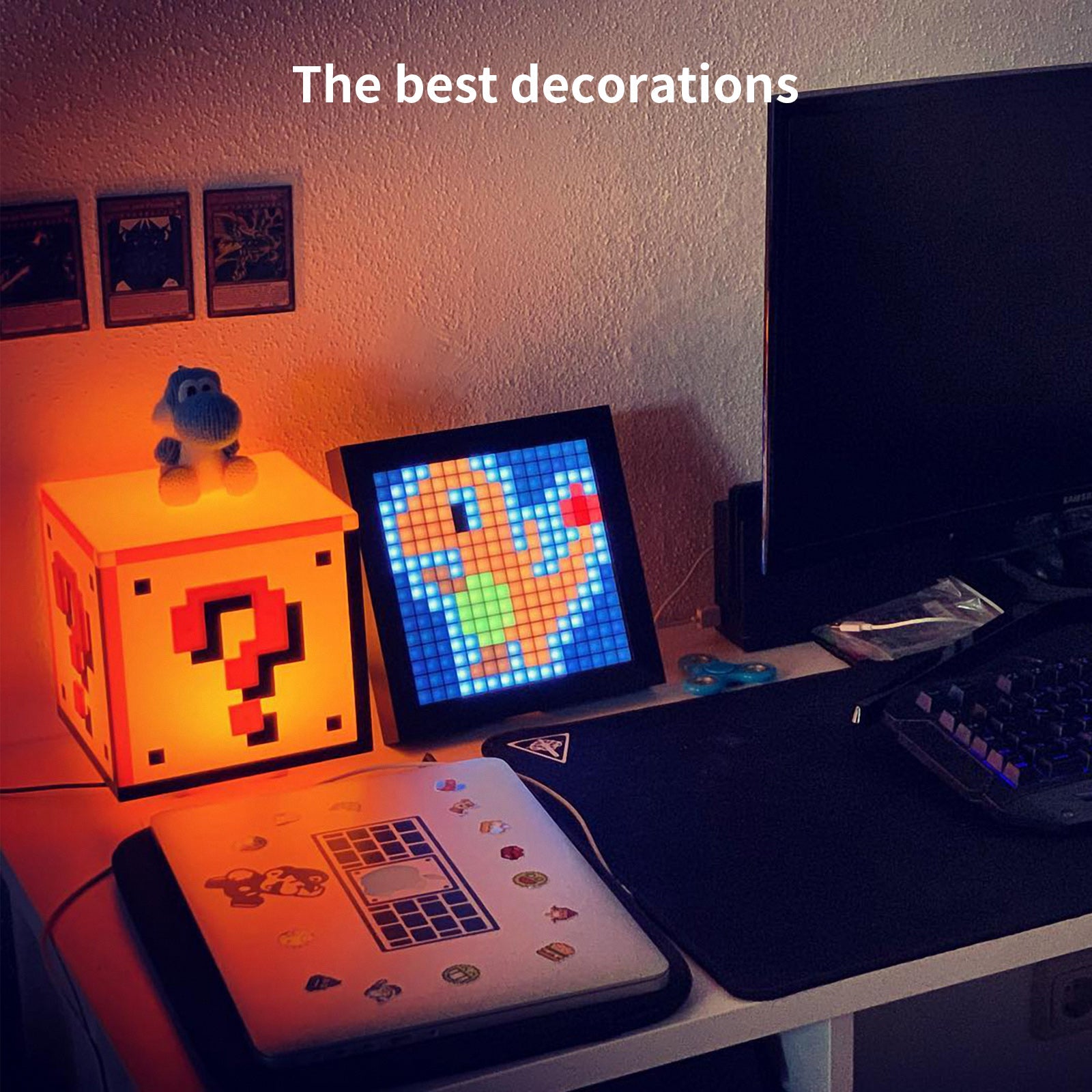 Divoom Pixoo 16x16 Pixel Art LED Display Gaming Room Decor