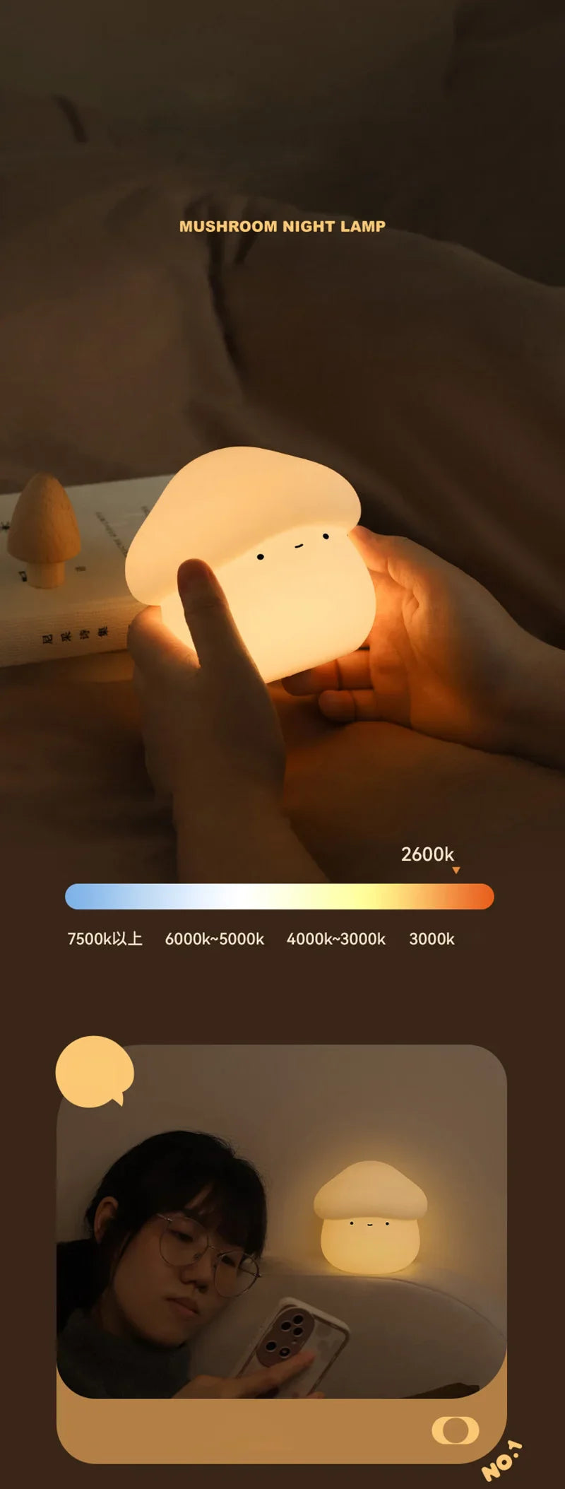 Mushroom Night Lamp