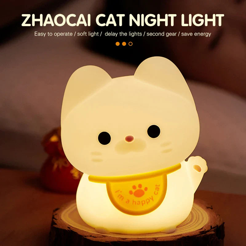 Zhaocai Cat Night Lamp