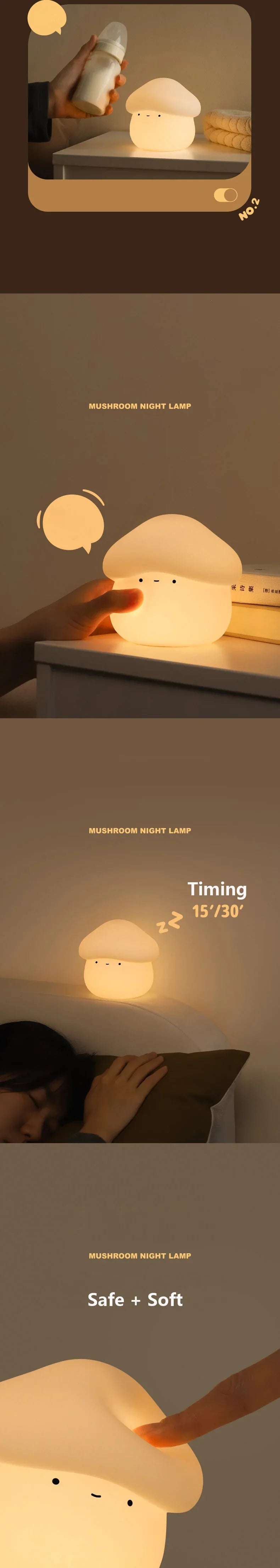 Mushroom Night Lamp