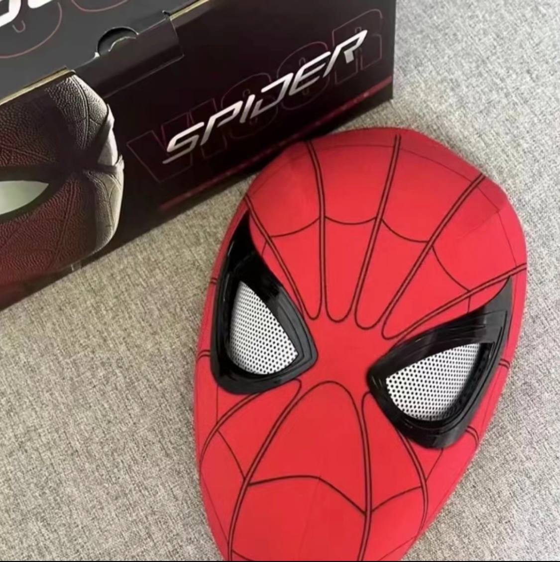 Superhero Mask-Wearable Electric Spider Hero Mask