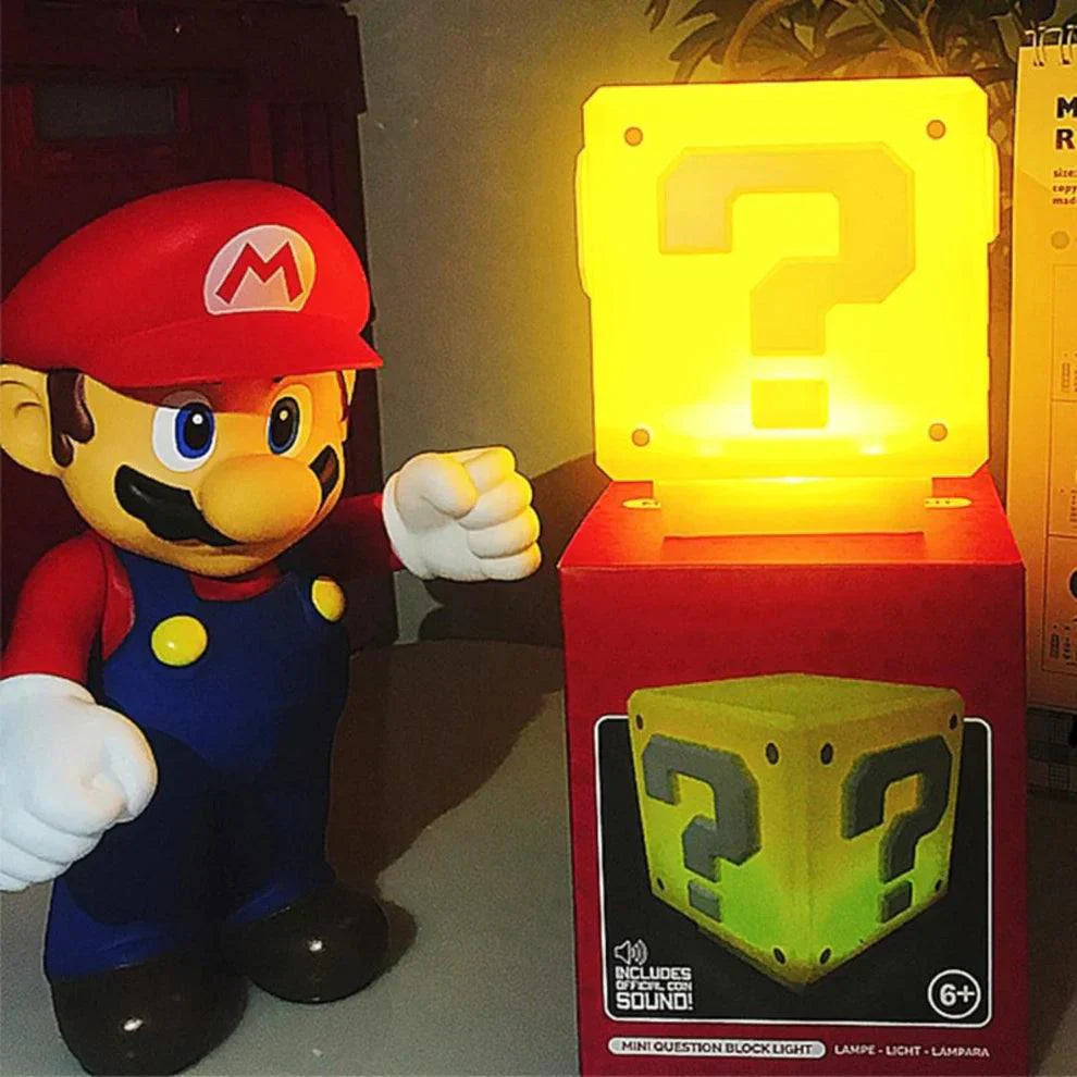 Mario Question Mark Brick Night Lamp